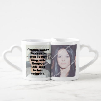 Easily create your own custom lover mug set