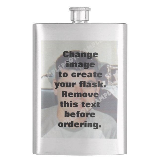 Easily create your own custom premium flask (Front)