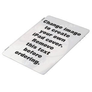 Easily create your own personalized photo iPad smart cover