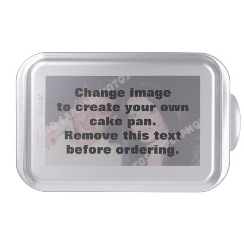 Easily create your own photo cake pan