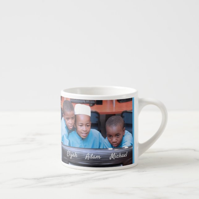 Easily Create Your Personalized Custom Photo Espresso Cup (Right)