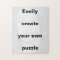 Easily create your puzzle. Remove the big text!