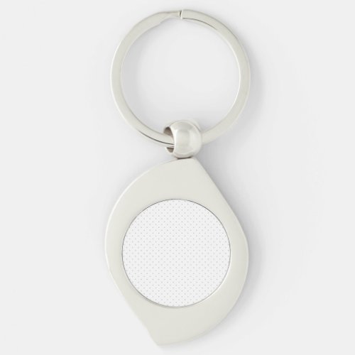 Easily Customize Color from Gray Mini Polka Dots Keychain