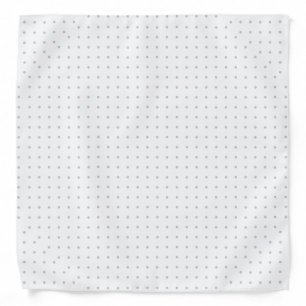 Easily Customize Color from Grey Mini Polka Dots Bandana