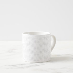 Easily Customize Color from Grey Mini Polka Dots Espresso Cup