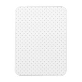 Easily Customize Color from Grey Mini Polka Dots Magnet (Vertical)