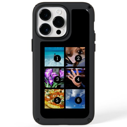 Easily Design Your Own photo display with 6 images Speck iPhone 14 Pro Max Case