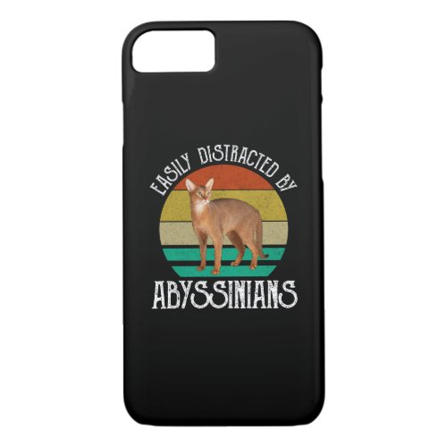 Easily Distracted By Abyssinians iPhone 87 Case