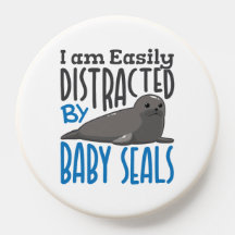 Easily Distracted by Baby Seals Seal Lover