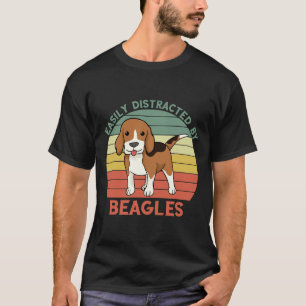 Easily Distracted By Beagles 37 T-Shirt