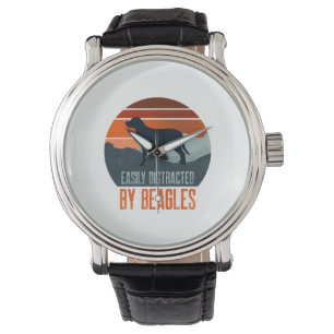 Easily Distracted By Beagles Dog Walking Watch