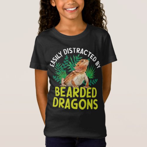 Easily Distracted By Bearded Dragons T_Shirt