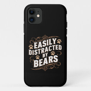 Easily Distracted By Bears Gay Bear Pride iPhone 11 Case