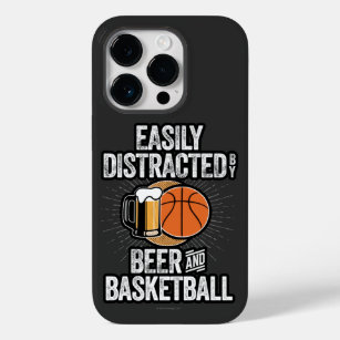 Easily Distracted by Beer and Basketball Case-Mate Case-Mate iPhone 14 Pro Case