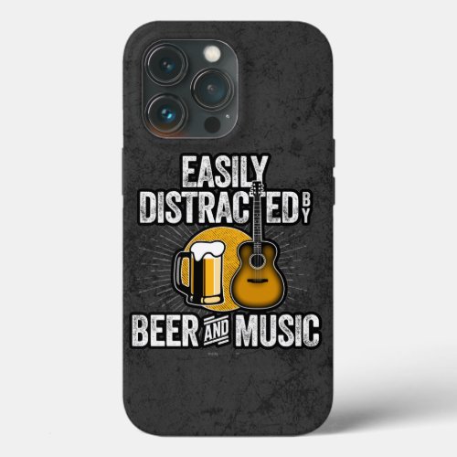 Easily Distracted by Beer and Music Case_Mate iPho iPhone 13 Pro Case