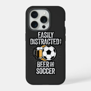Easily Distracted by Beer and Soccer Case-Mate iPh iPhone 15 Pro Case