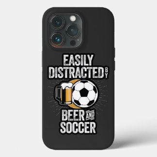 Easily Distracted by Beer and Soccer Case-Mate iPh iPhone 13 Pro Case