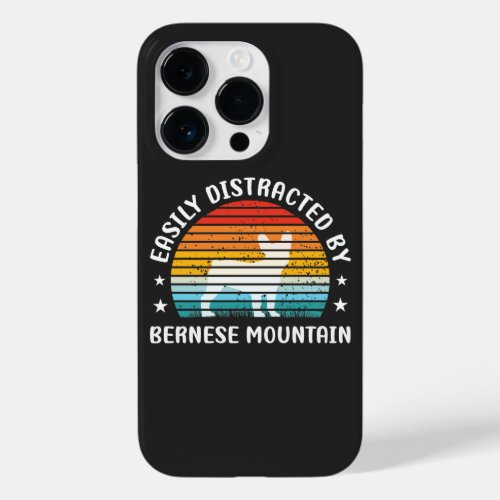 Easily distracted by Bernese Mountain dog Bernese Case_Mate iPhone 14 Pro Case