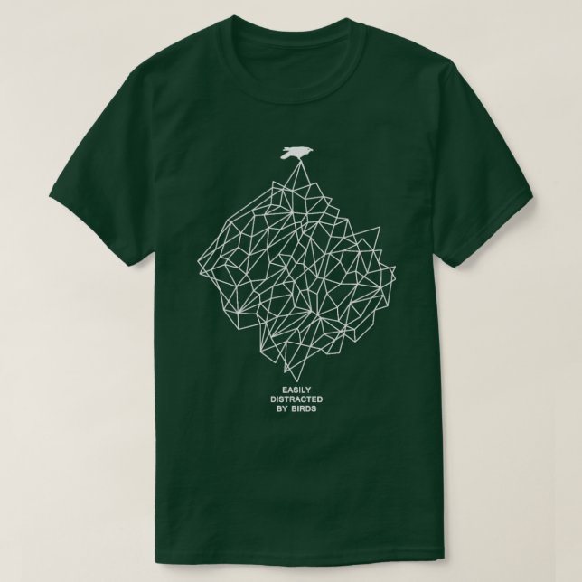 Easily Distracted by Birds  14  T-Shirt (Design Front)
