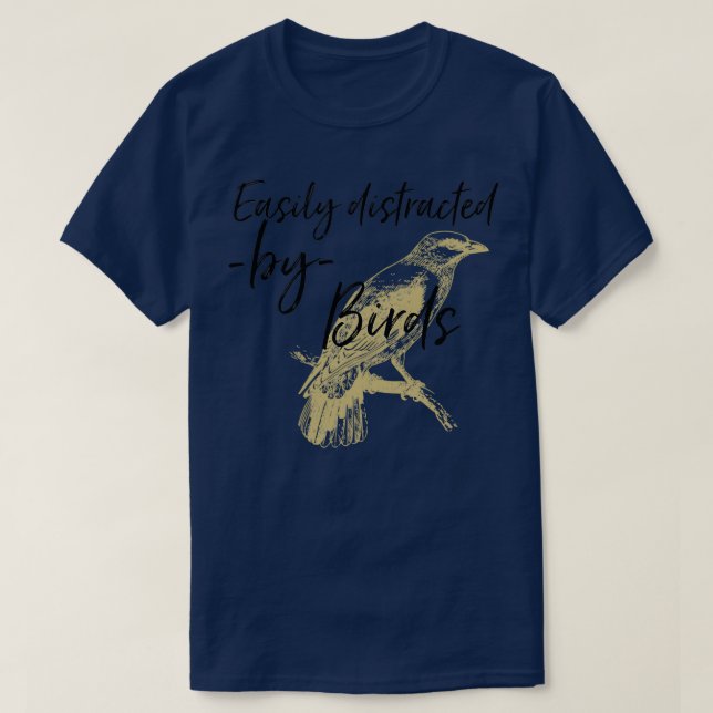 easily distracted by birds TShirt Classic TShirt (Design Front)