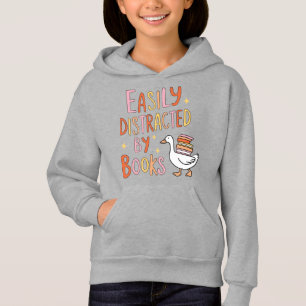 Easily Distracted by Books Hoodie