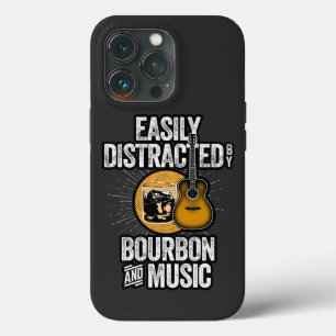 Easily Distracted by Bourbon and Music Case-Mate i iPhone 13 Pro Case