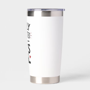 Easily Distracted By Cats Funny Cat Lover Quote Insulated Tumbler