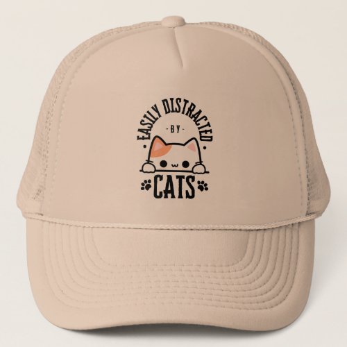 Easily Distracted by Cats _ Hat