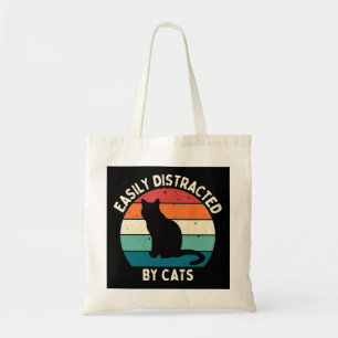 Easily Distracted By Cats Tote Bag