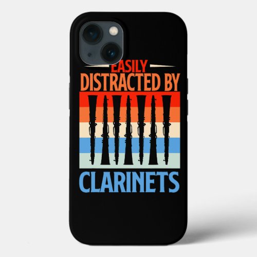 Easily Distracted By Clarinets iPhone 13 Case
