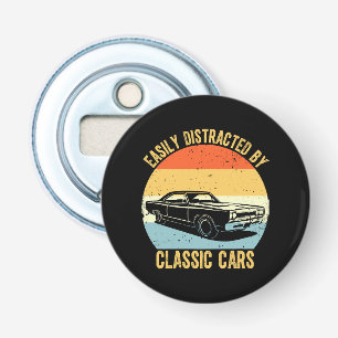 Easily Distracted By Classic Cars Bottle Opener