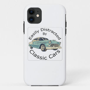 Easily Distracted By classic cars iPhone 11 Case