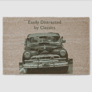 Easily Distracted by Classics Fiber Doormat