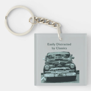 Easily Distracted by Classics Keychain