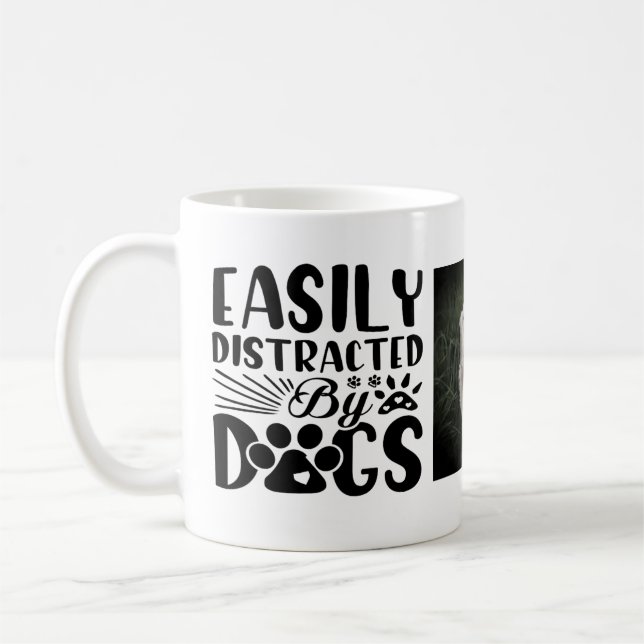 Easily distracted by dogs Mug (Left)