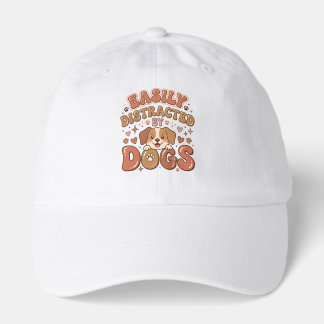 Easily Distracted By Dogs Tee Hat