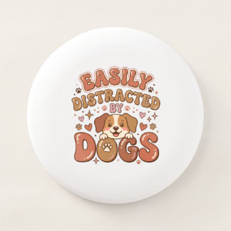 Easily Distracted By Dogs Tee Wham-O Frisbee
