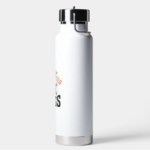 Easily Distracted By Dogs Vintage Dog Lover Design Water Bottle