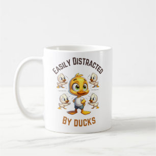 Easily Distracted by Ducks Coffee Mug