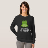Easily Distracted By Frogs Amphibian Love Frogs T-Shirt (Front Full)