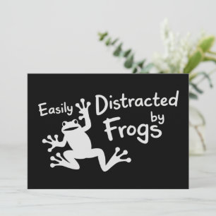 Easily Distracted By Frogs Animal Frogs Mom Animal Invitation