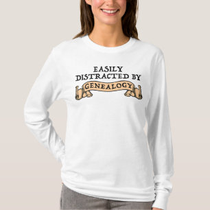 Easily Distracted By Genealogy T-Shirt