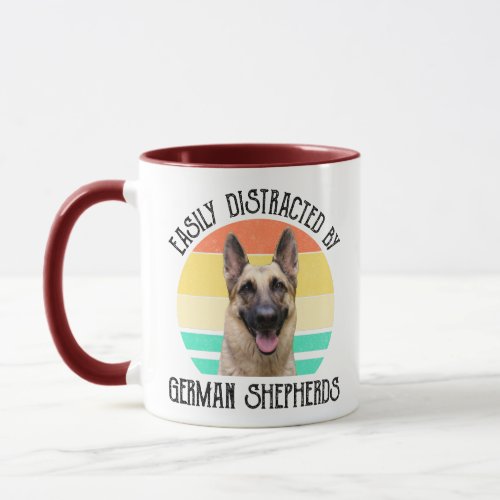 Easily Distracted By German Shepherds Mug