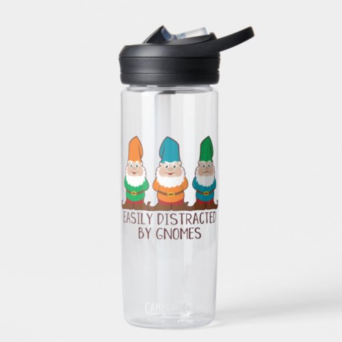 Easily Distracted by Gnomes CamelBak Eddy Water Bottle