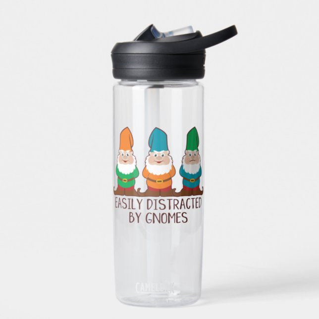 Easily Distracted by Gnomes CamelBak Eddy Water Bottle (Left)