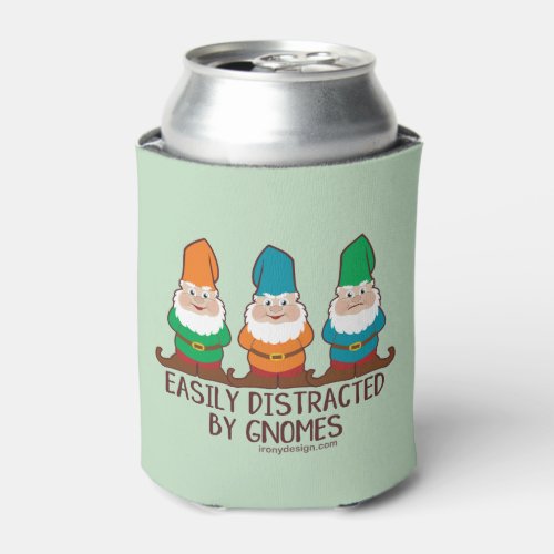 Easily Distracted by Gnomes Can Cooler