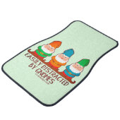 Easily Distracted by Gnomes Car Floor Mat (Angled)