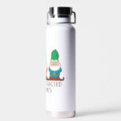Easily Distracted by Gnomes Water Bottle (Back)