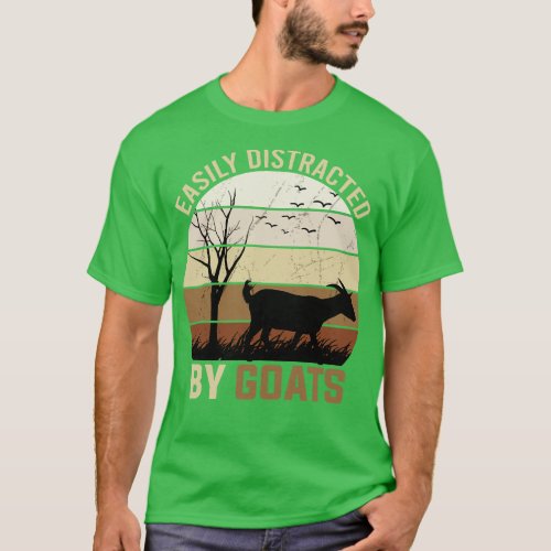 Easily Distracted By Goats 1 T_Shirt
