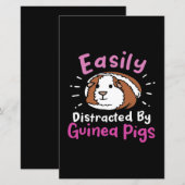 Easily Distracted By Guinea Pigs | Cute Pet Lover (Front/Back)